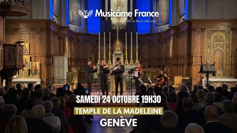 Concert à Genève : Ravel, Debussy, Mozart, Vivaldi, Bach, Piazzolla, Cantemir, Doppler et Waxman