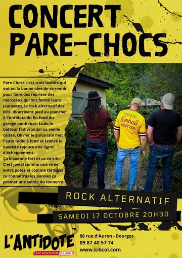 CONCERT - PARE-CHOCS ROCK ALTERNATIF