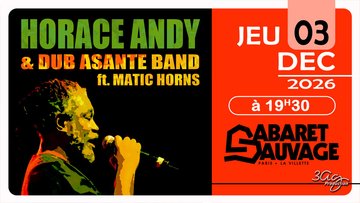 HORACE ANDY à PARIS