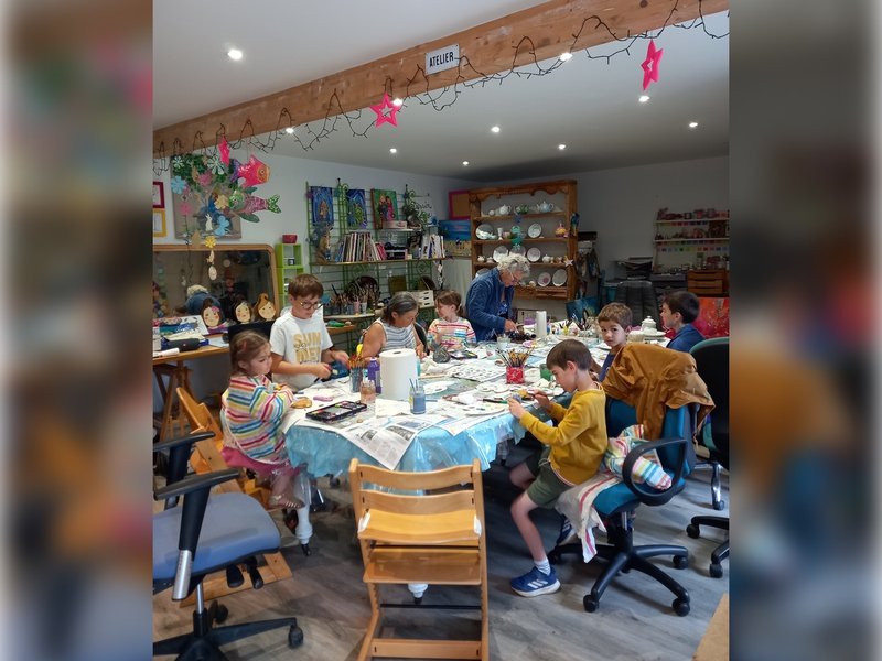 Ateliers créatifs "Couleurs d'Elvine" : peinture sur bois
