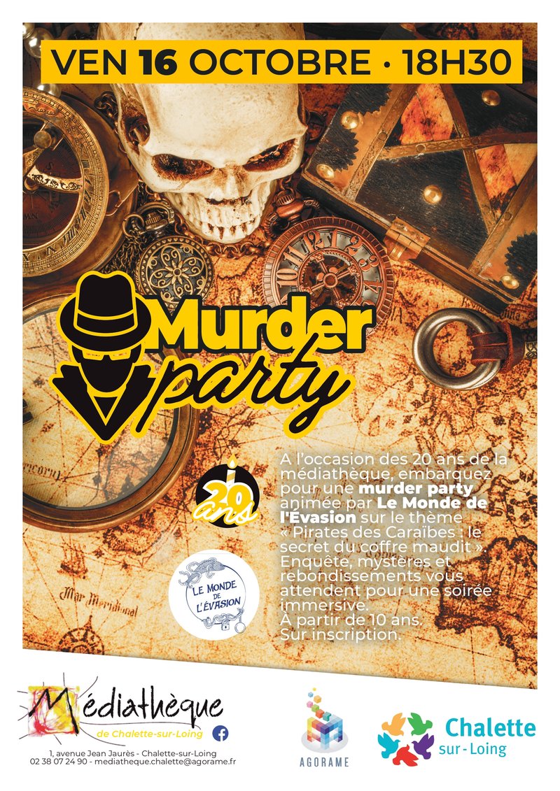 Murder party – 20 ans de la médiathèque