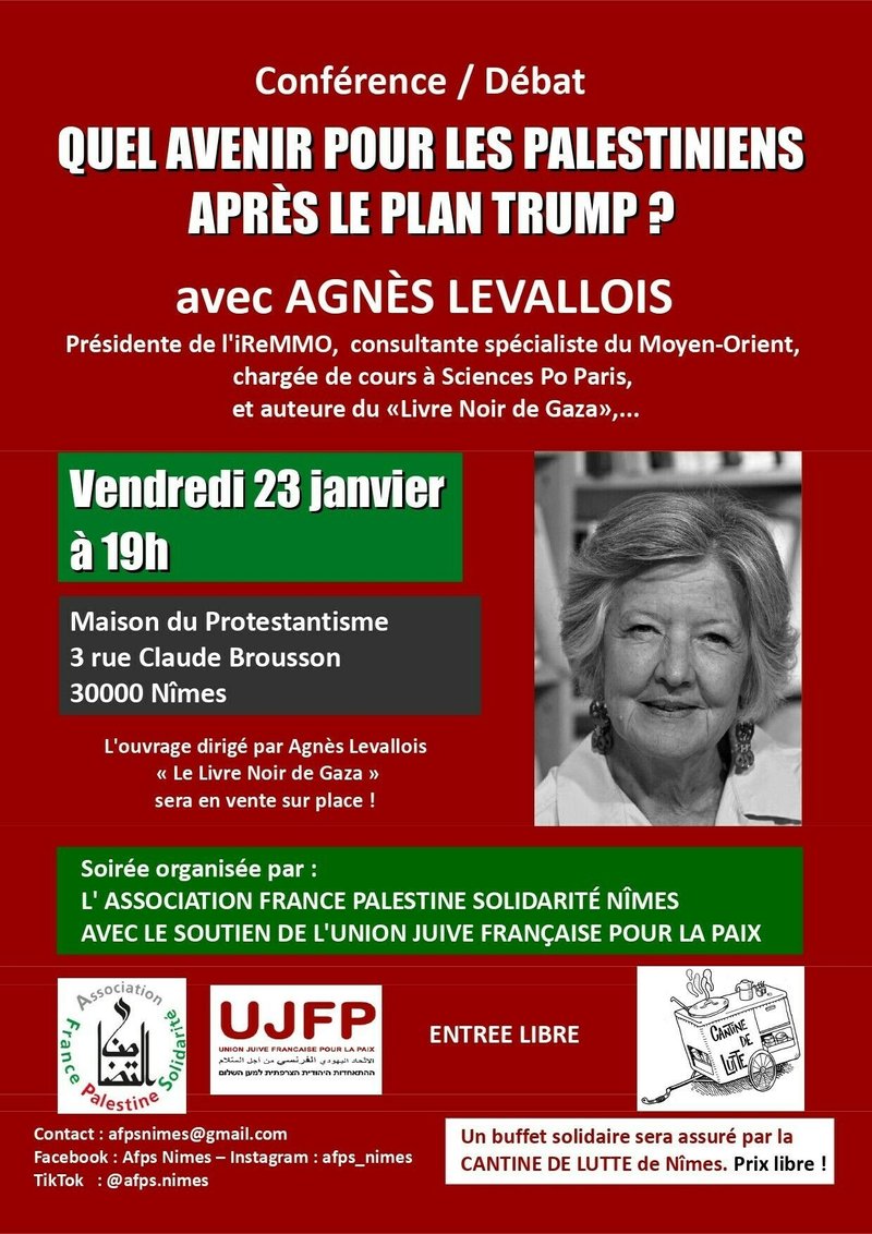 QUEL AVENIR POUR LES PALESTINIENS APRES LE PLAN TRUMP  ?