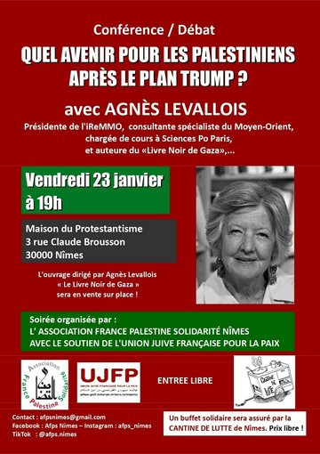 QUEL AVENIR POUR LES PALESTINIENS APRES LE PLAN TRUMP  ?