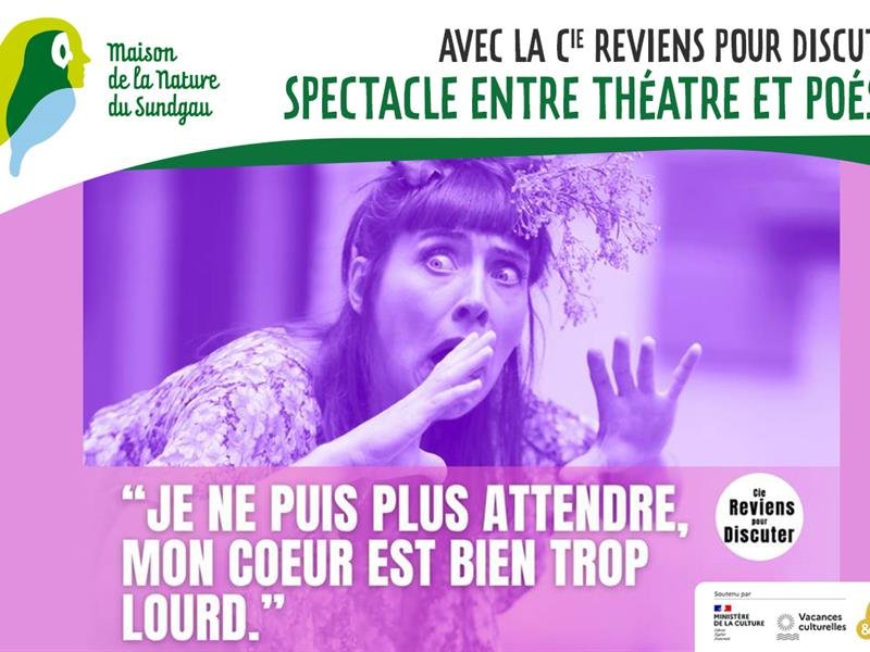 Spectacle entre théâtre et poésie avec la Cie Reviens pour Discuter