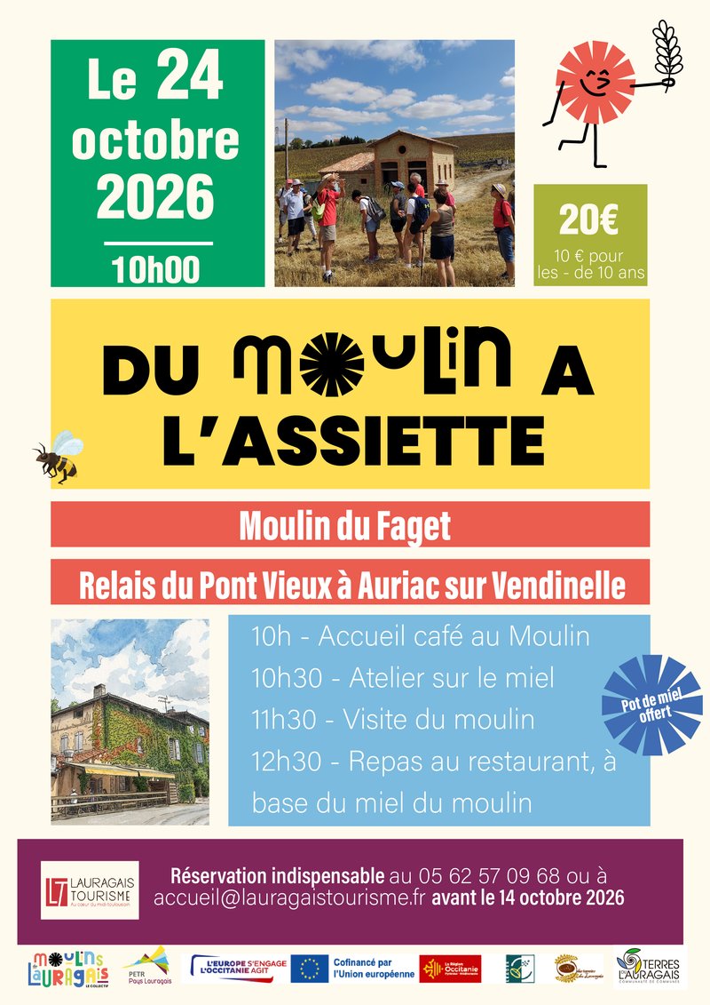 DU MOULIN À L'ASSIETTE