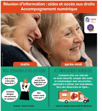 Réunion d'information: Aides et accès aux droits / Accompagnement numérique