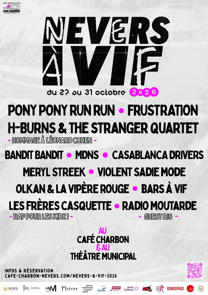 Nevers à vif 2026 - H-Burns and The stranger quartet