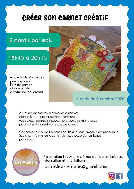 Atelier carnet créatif