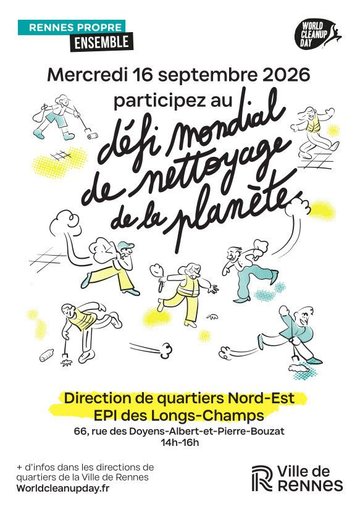 Journée mondiale du nettoyage de la planète aux Longs Champs