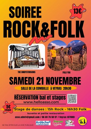 Soirée bal rock et bal folk