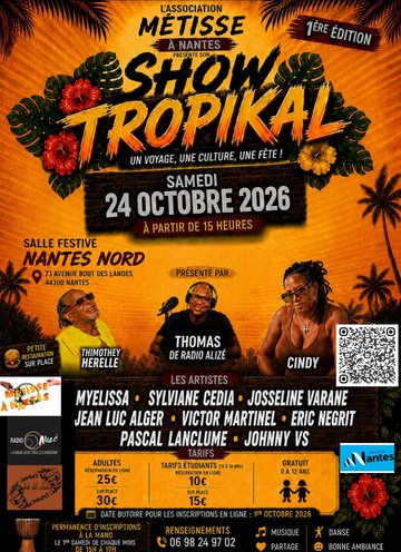 Le Show Tropikal de Métisse à Nantes