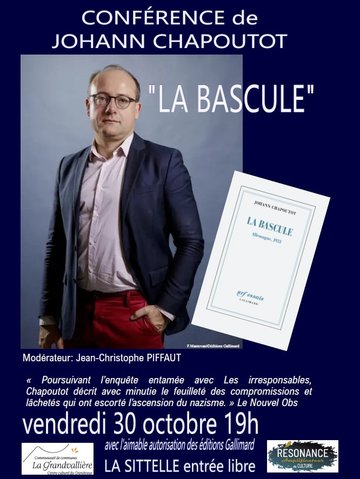 Conférence thématique les années 30 - "La Bascule"