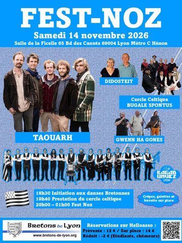 Fest Noz des bretons de Lyon 2026