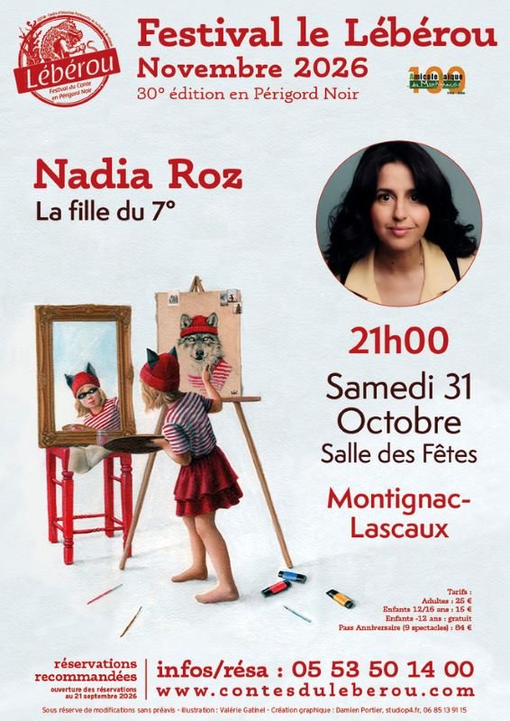 Festival Le Lébérou - Seule en scène - La fille du 7ème (Nadia Roz)