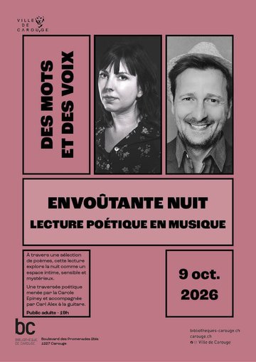 Envoûtante nuit : Lecture poétique en musique