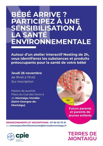 Bébé arrive ? Participez à une sensibilisation à la santé environnementale