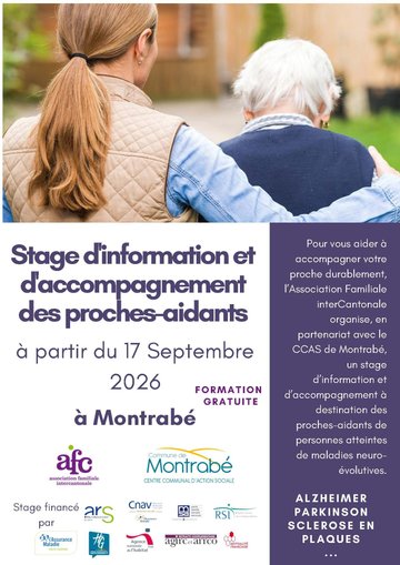 STAGES D’INFORMATION ET D’ACCOMPAGNEMENT à destination des AIDANTS