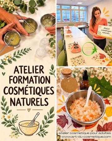 Atelier-formation "Apprendre à fabriquer ses cosmétiques naturels"
