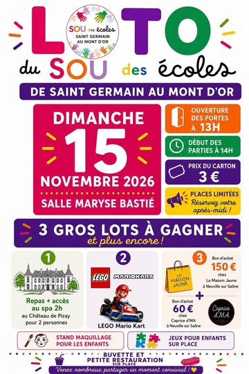 Loto du Sou des écoles