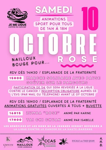 NAILLOUX BOUGE POUR OCTOBRE ROSE