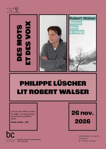 Philippe Lüscher lit Robert Walser