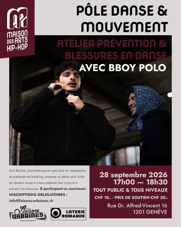 Atelier - Prévention & Blessures en danse