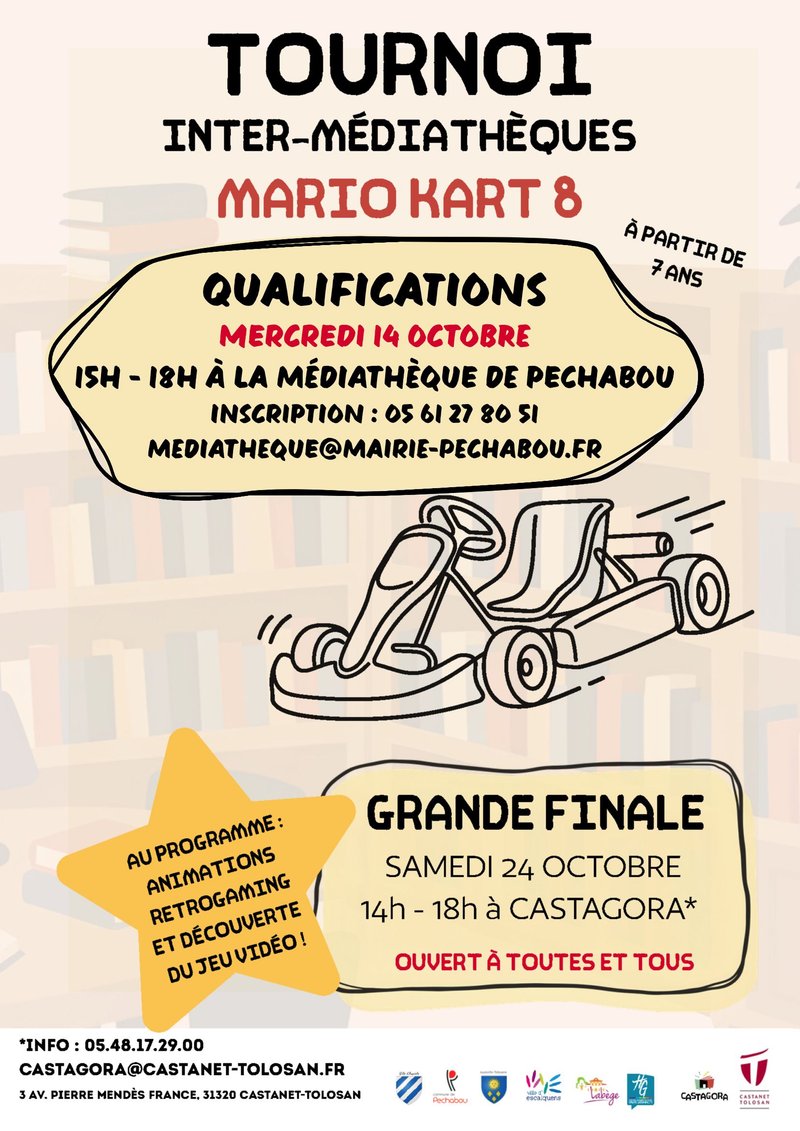 TOURNOI INTERMÉDIATHÈQUE MARIO KART 8