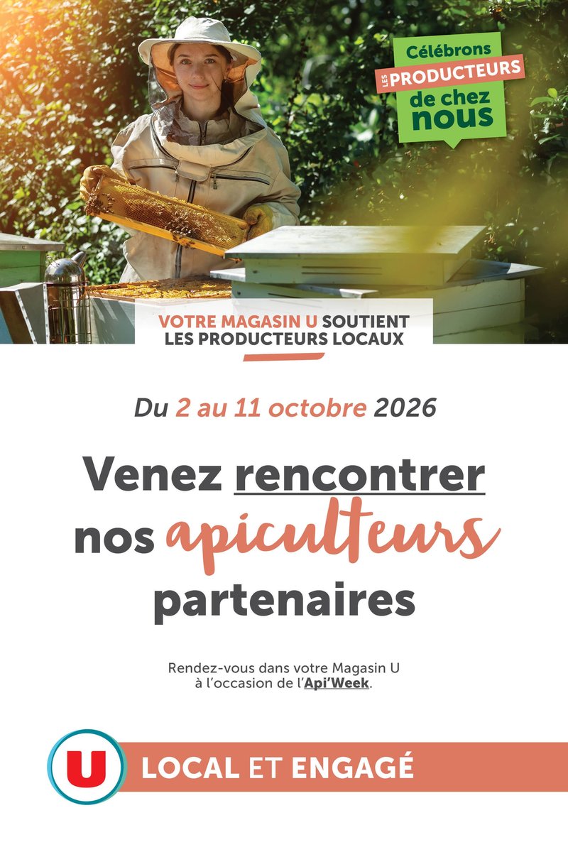 Célébrons les Producteurs de chez Nous au Super U Saint-Léger-de-la-Martinière
