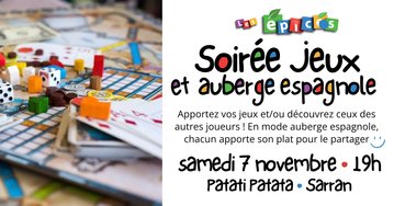 Soirée jeux - Auberge espagnole