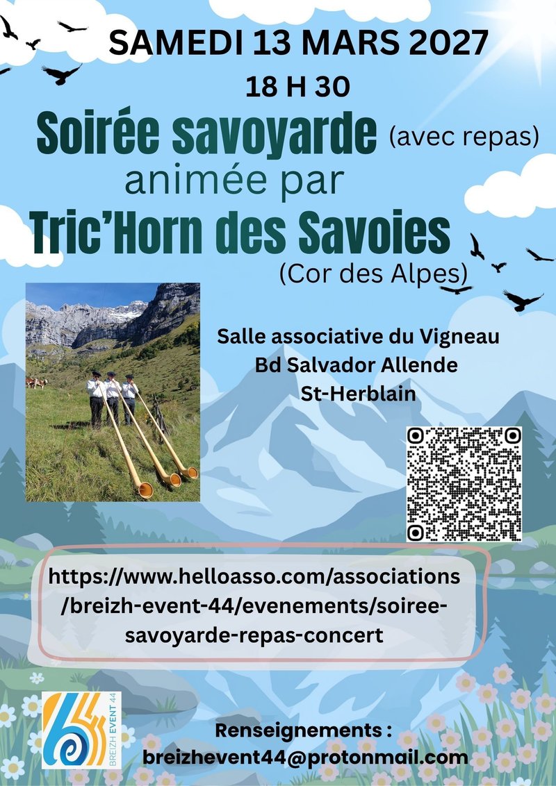 Soirée Savoyarde (repas/concert)