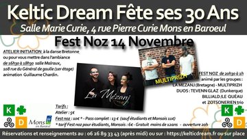 Keltic Dream fête ses 30 ans - Fest-noz