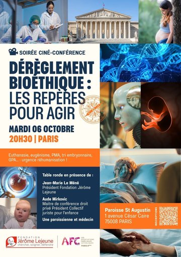 Soirée Ciné-conférence  -  Dérèglement bioéthique : les repères pour agir