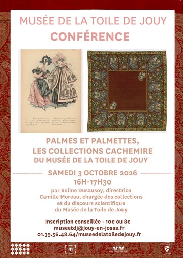Palme et palmettes. Les collections cachemire du Musée de la Toile de Jouy