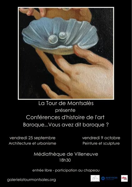 Conférence d'histoire de l'art "Baroque...Vous avez dit baroque ?" : Peinture et sculpture