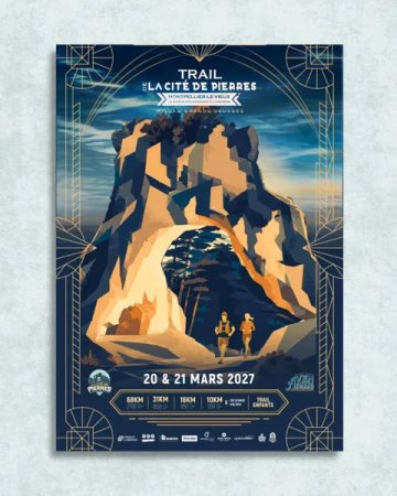 Trail de la Cité de Pierres à Montpellier-Le-Vieux