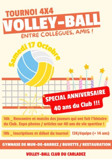 Tournoi de volley loisir