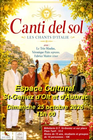 Concert Lyrique "Canti del Sol" - Les chants de l'Italie