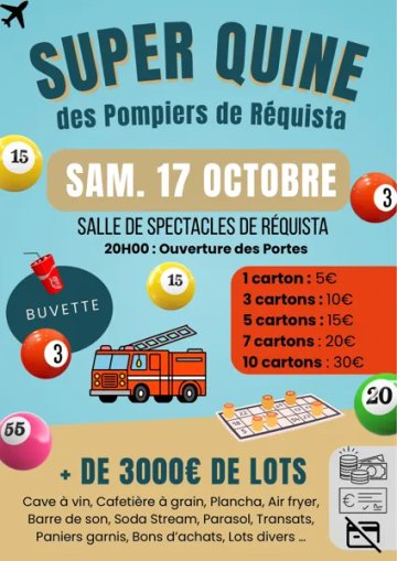 Super Quine des Pompiers de Réquista