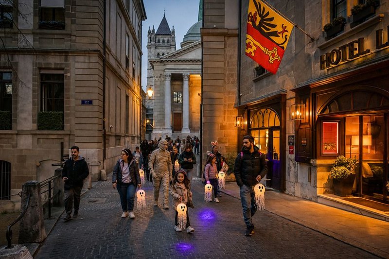 HALLOMANIA - La grande chasse aux lampions de Hallie en Vieille Ville de Genève