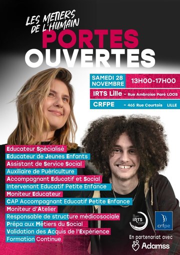 Les métiers de l'humain PORTES OUVERTES