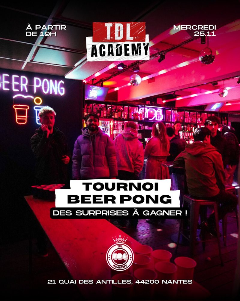 TOURNOI BEER PONG W/ BEERPONG LEAGUE