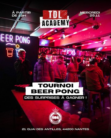 TOURNOI BEER PONG W/ BEERPONG LEAGUE