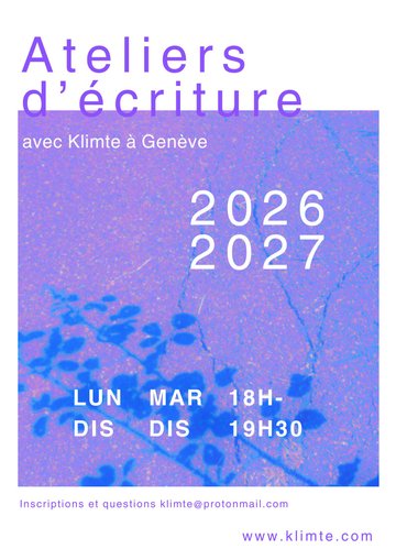 Atelier d'écriture créative pour adultes