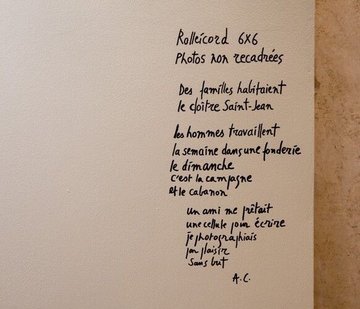 Atelier d'écriture: les vies derrière l'image