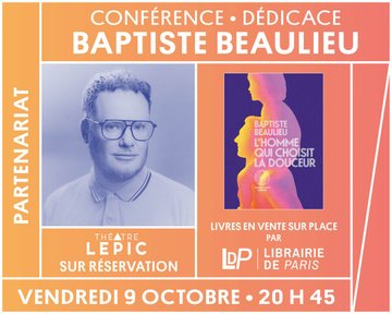 Hors-les-murs : Conférence avec Baptiste Beaulieu au Théâtre Lepic