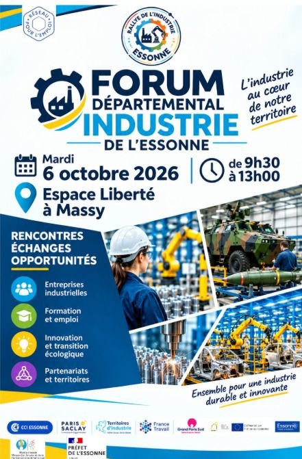 🏭 Forum Départemental de l’Industrie de l’Essonne