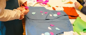 atelier en famille | la couture
autour du ciné-concert Le Roi et l'Oiseau