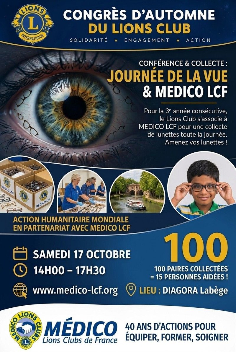 JOURNEE DE LA VUE avec MEDICO LCF