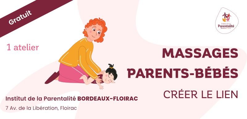 Atelier Massages parents-bébés - créer le lien