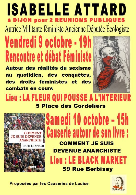 Causeries à Dijon !